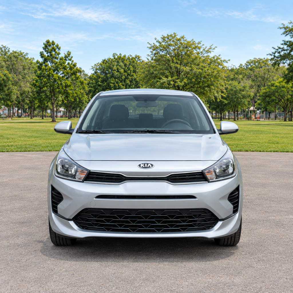 Vista frontal del Kia Rio