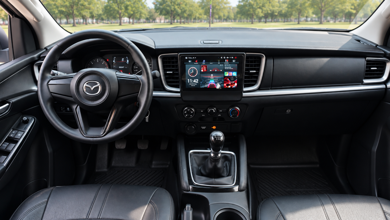 Tablero y puesto de conducción del Mazda BT-50