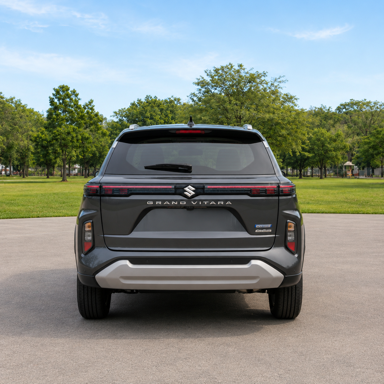 Vista posterior del Suzuki Grand Vitara